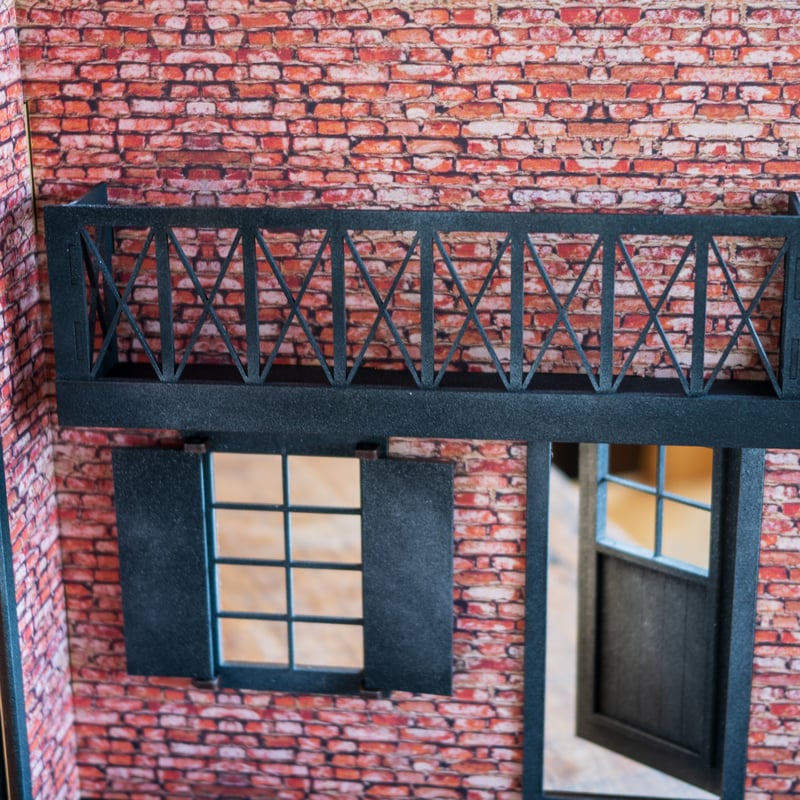 1/10スケールドールハウスレンガ建物ロングタイプ | kkcompany
