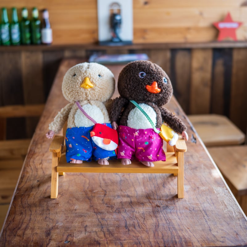 展示品です。ドールベンチ ぬいぐるみベンチ | kkcompany