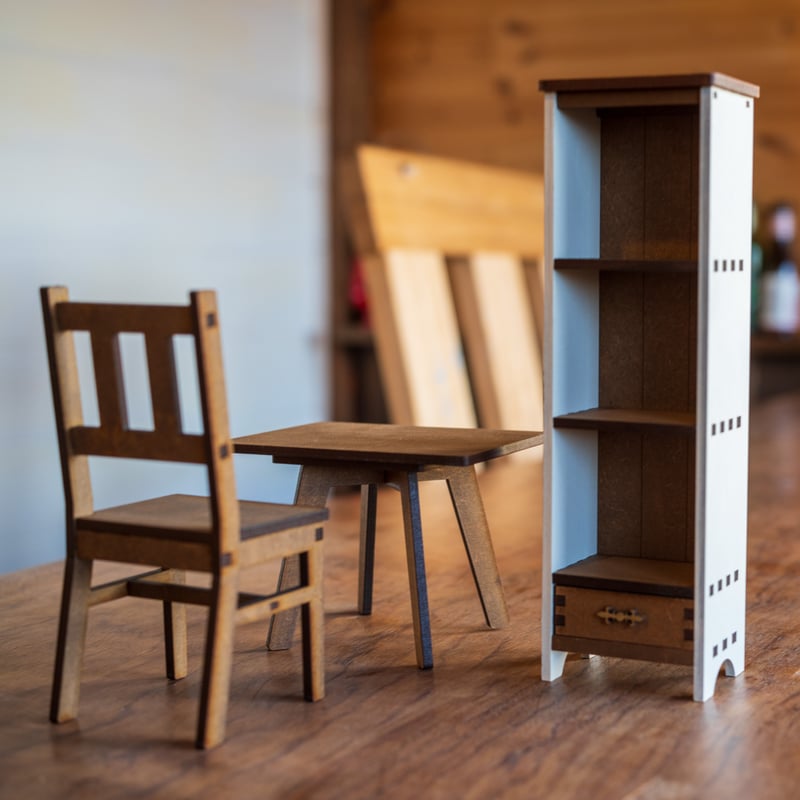 1/6スケールミニチュア家具3点セット | kkcompany