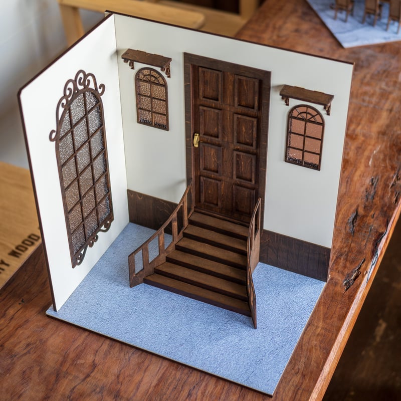 サマーセール！ 1/6スケールドールハウス洋館エントランス1