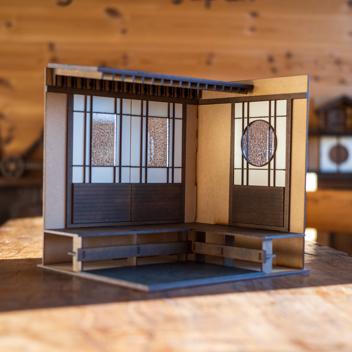 1/10スケールドールハウス和風縁側新タイプ 右側 | kkcompany 1/10スケールドールハウス和風縁側新タイプ 右側 | kkcompany