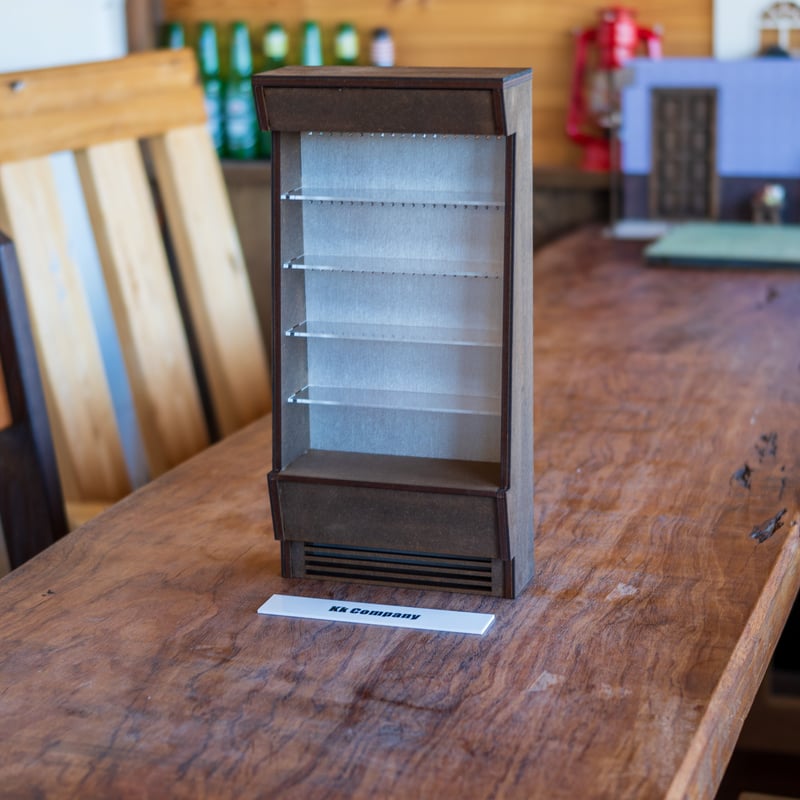 1/6スケールミニチュア家具 陳列ショーケース冷蔵庫 | kkcompany