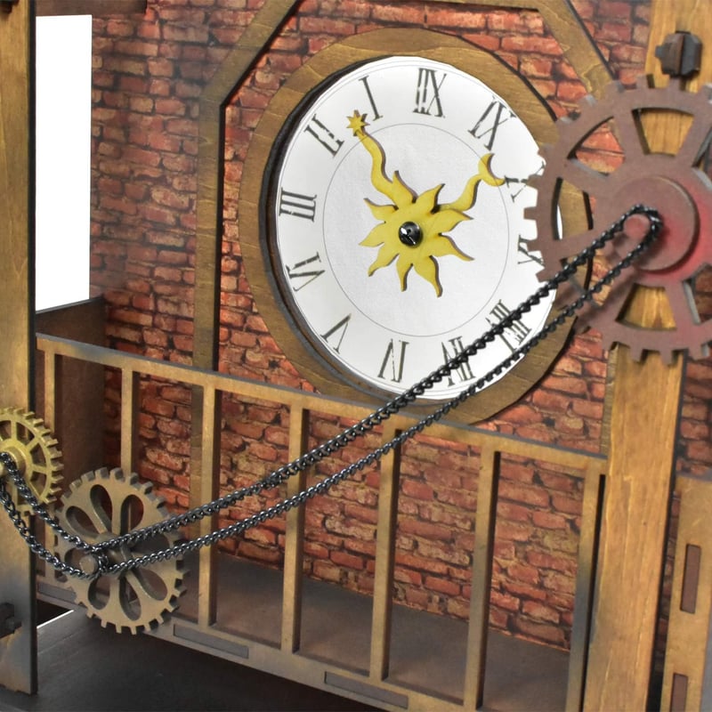 3周年記念イベント！ 1/10スケールドールハウス ミニチュア【時計台裏