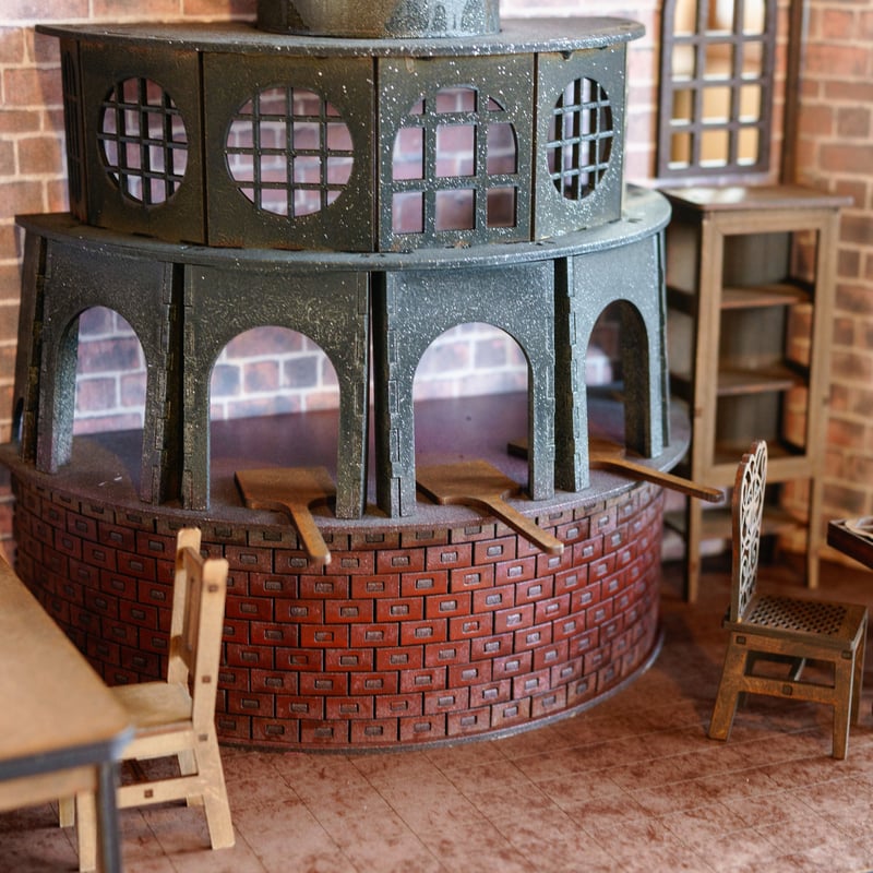 サマーセール！1/10スケールドールハウス大きなかまど 家具