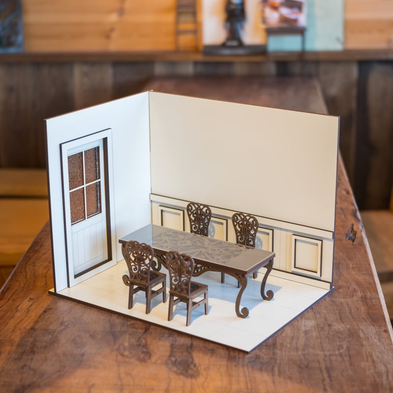 1/10スケールドールハウスホワイト壁シンプルハウス 家具セット | kkcompany 1/10スケールドールハウスホワイト壁シンプルハウス 家具セット | kkcompany