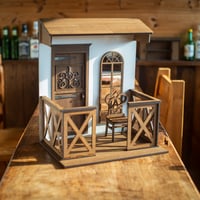 1/6スケールドールハウス洋館 ホワイト壁 エントランス | kkcompany