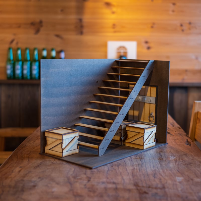 1/10スケールドールハウス ギルドハウス新設階段 | kkcompany