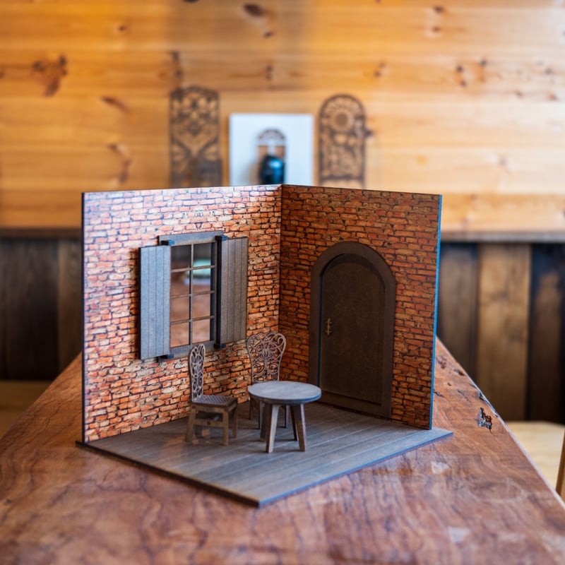 ドールハウス  #120 追加画像です^ - ^ DIY つくるんです! ミニチュアドールハウスキット ガーデンハウス