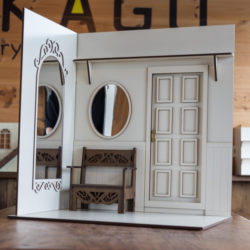 ドールハウス　モノトーンのお部屋 ドールハウス モノトーンのお部屋 ドールハウス モノトーンのお部屋