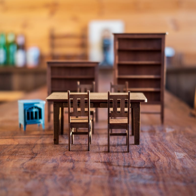 1/10スケールミニチュア家具セット | kkcompany