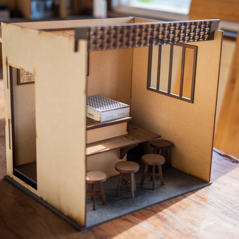 歳末セール！1/10スケールドールハウス小さな焼き鳥屋さん