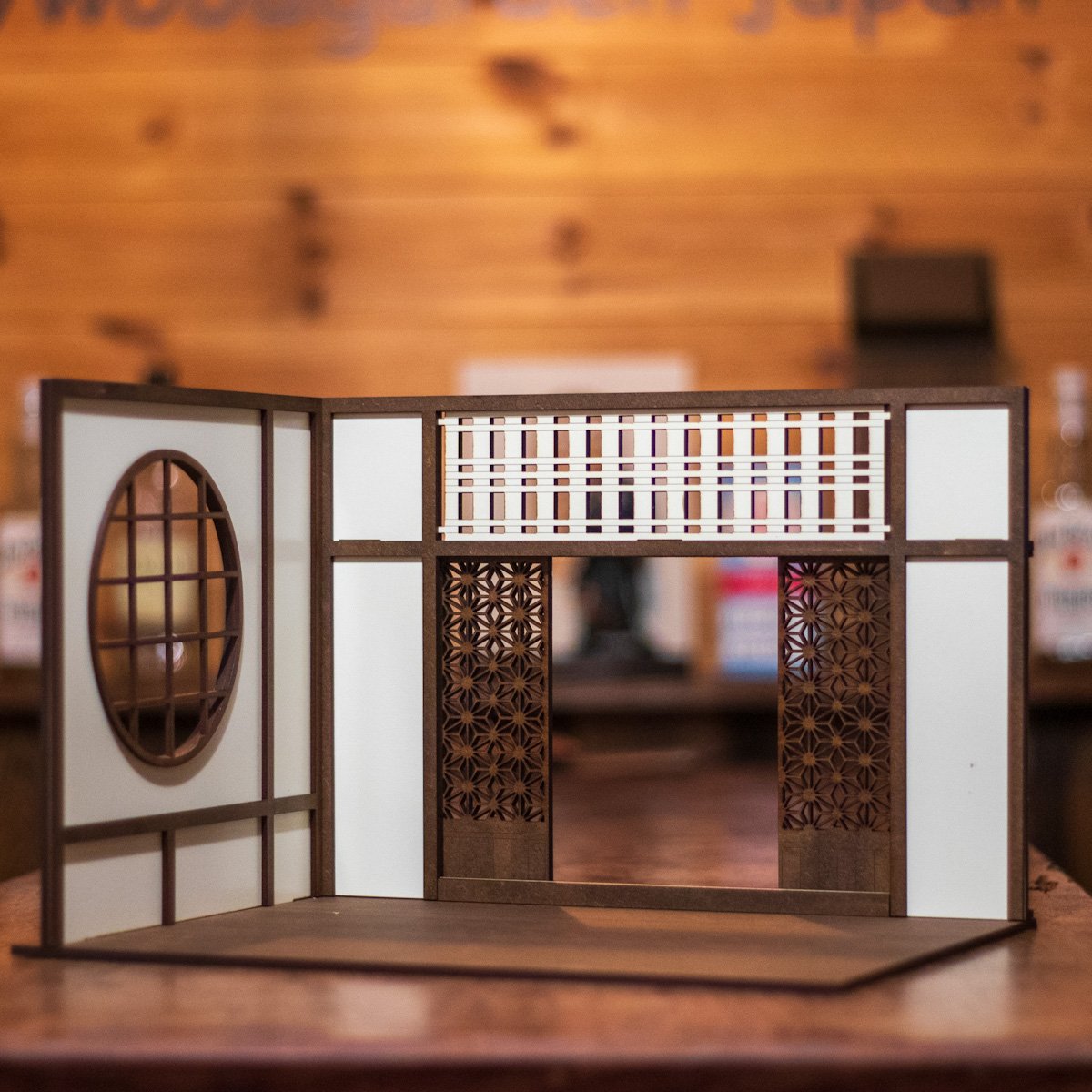 1/10スケール和風ドールハウス 麻の葉の襖 広間 | kkcompany 1/10スケール和風ドールハウス 麻の葉の襖 広間 | kkcompany