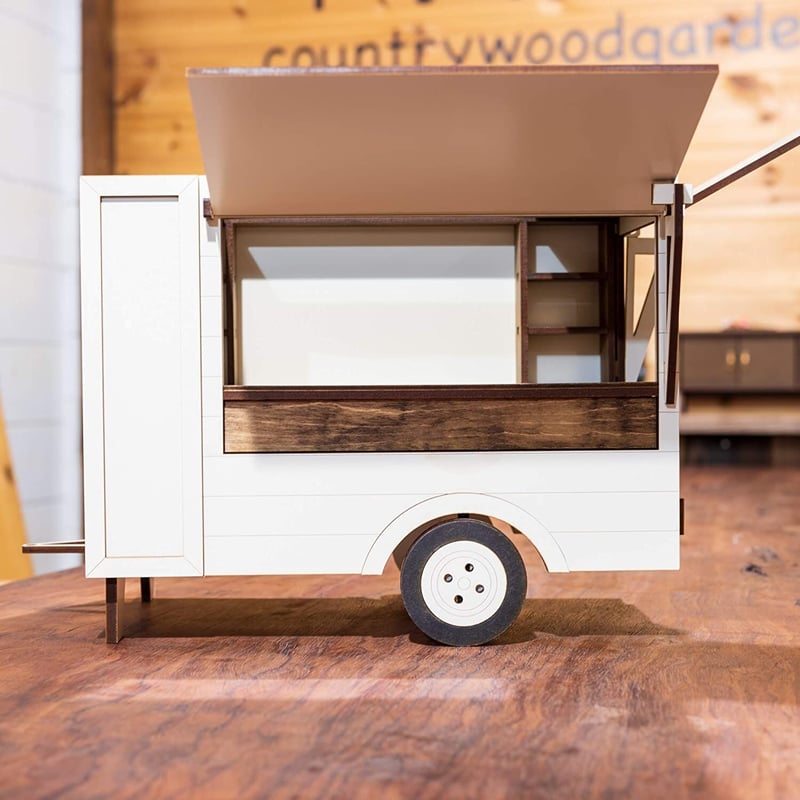 歳末セール！ 1/10スケールドールハウスキッチンカー | kkcompany