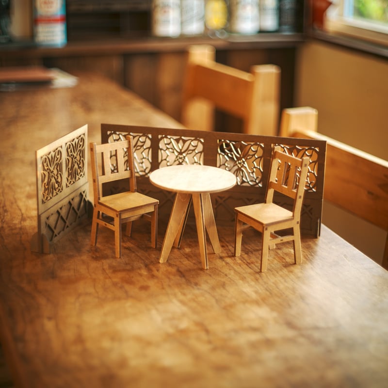 4周年記念セール！1/6スケールミニチュア家具 喫茶店 家具