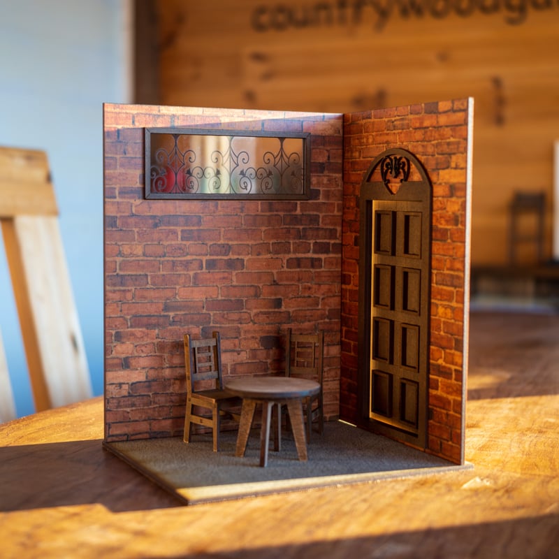 ドールハウス  #101の追加画像です Amazon | QmXCyzl DIY 3D木製DIY大型のドールハウス ミニチュ