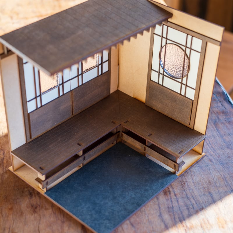 1/10スケールドールハウス和風縁側新タイプ 右側 | kkcompany