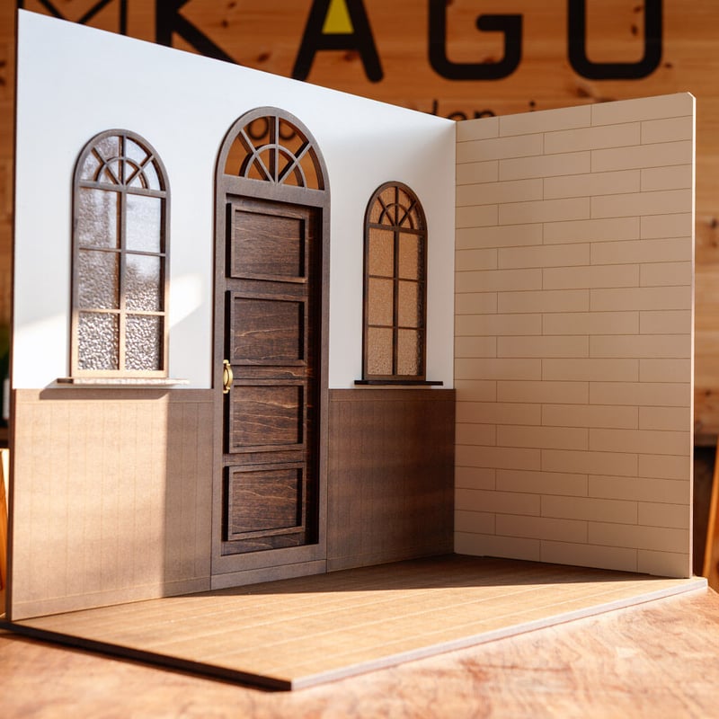 1/6スケールドールハウスワイドタイプ ドアと窓の部屋 | kkcompany