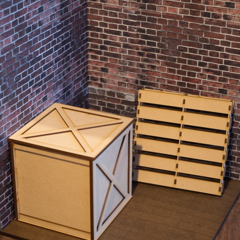 セール】ペイント＊マグネット式ドールハウス＊ハンドメイド＊レンガ壁