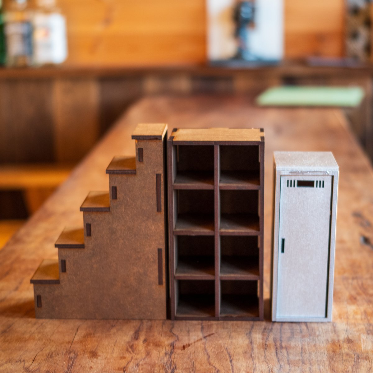 1/10スケールミニチュア家具 【箱物家具3点セット】 | kkcompany