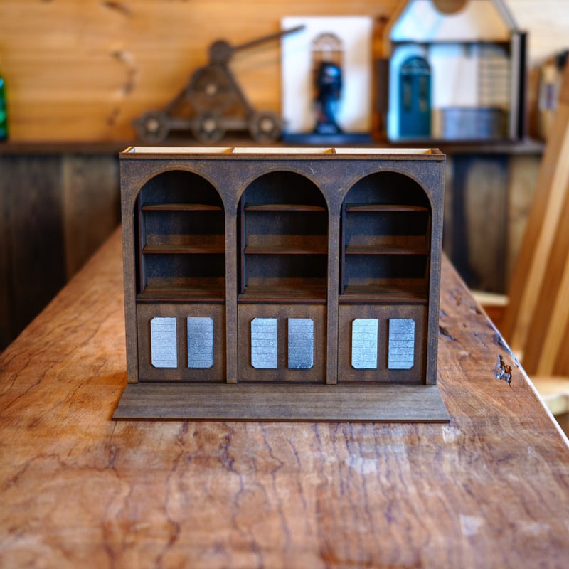 ドールハウス～大きな本棚のあるお部屋 1/10スケールドールハウス 【大きな本棚のある部屋】 | kkcompany