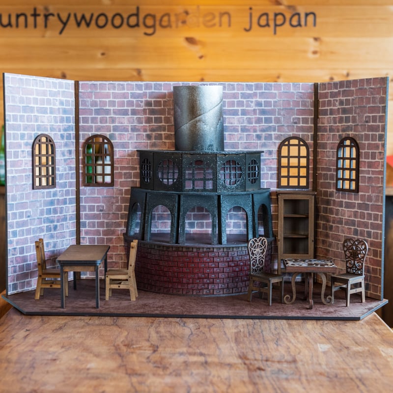 サマーセール！1/10スケールドールハウス大きなかまど 家具