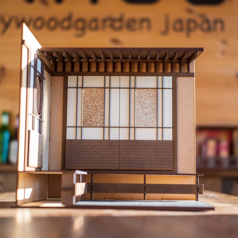 1/10スケールドールハウス和風縁側新タイプ 左側 | kkcompany