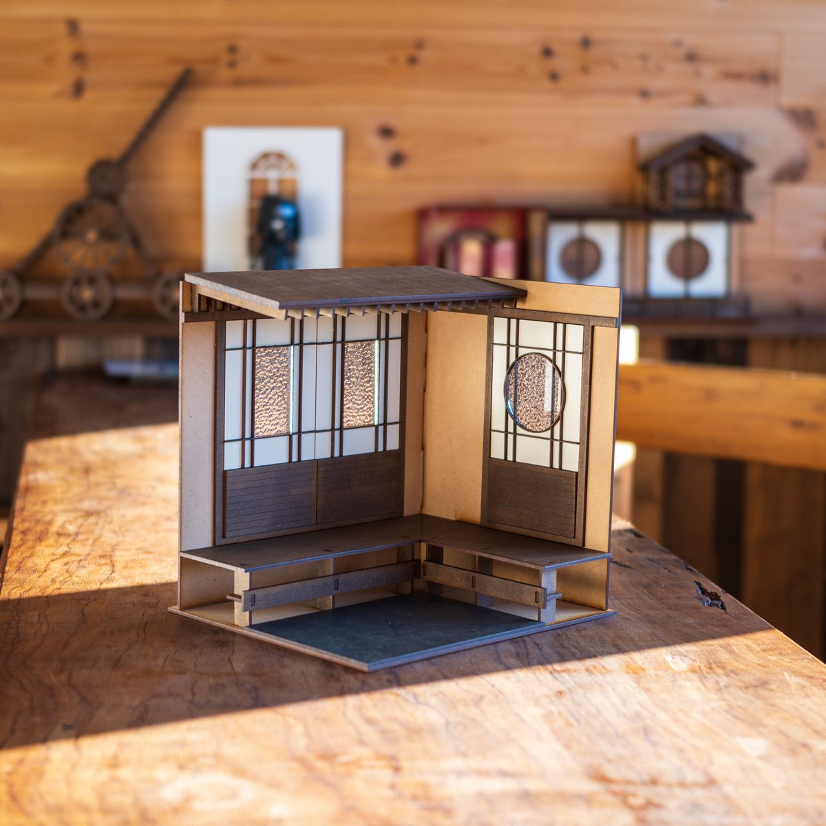 1/10スケールドールハウス和風縁側新タイプ 右側 1/10スケールドールハウス和風縁側新タイプ 右側