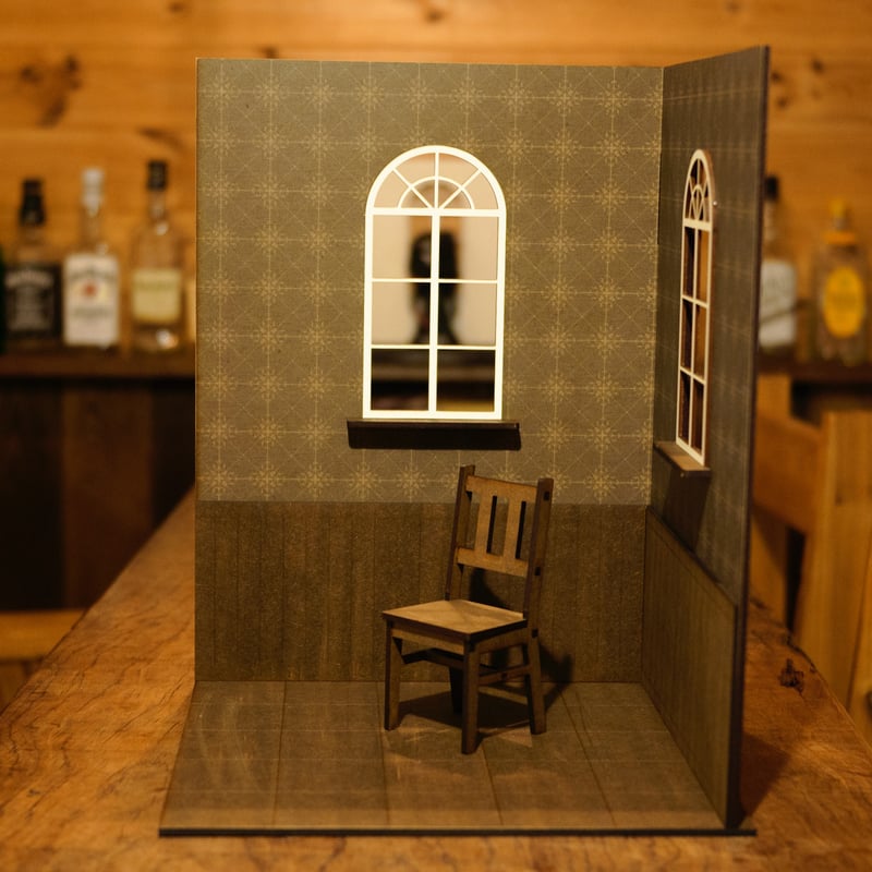 ドールハウス 1/6アンティーク風背景ボード ドールハウス 1/6ドール ブライス 背景ボード ミニチュアハウス