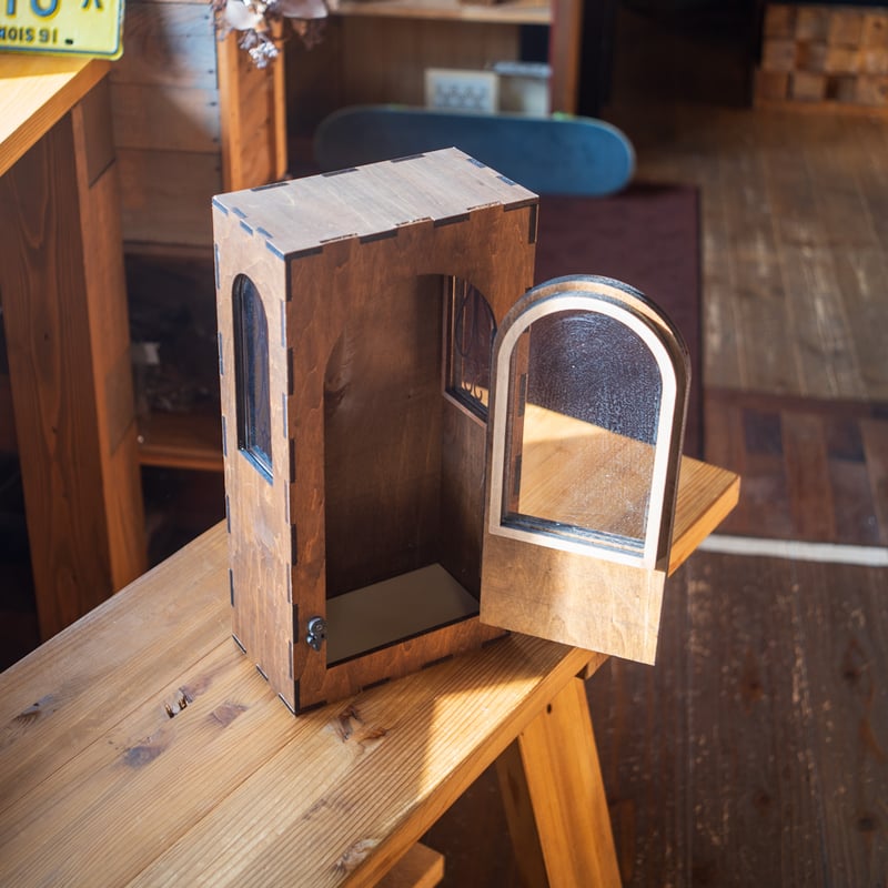 marotatsu　人形用木製クローゼット　収納ケース　アイシードール用 marotatsu 人形用木製クローゼット 収納ケース アイシードール用