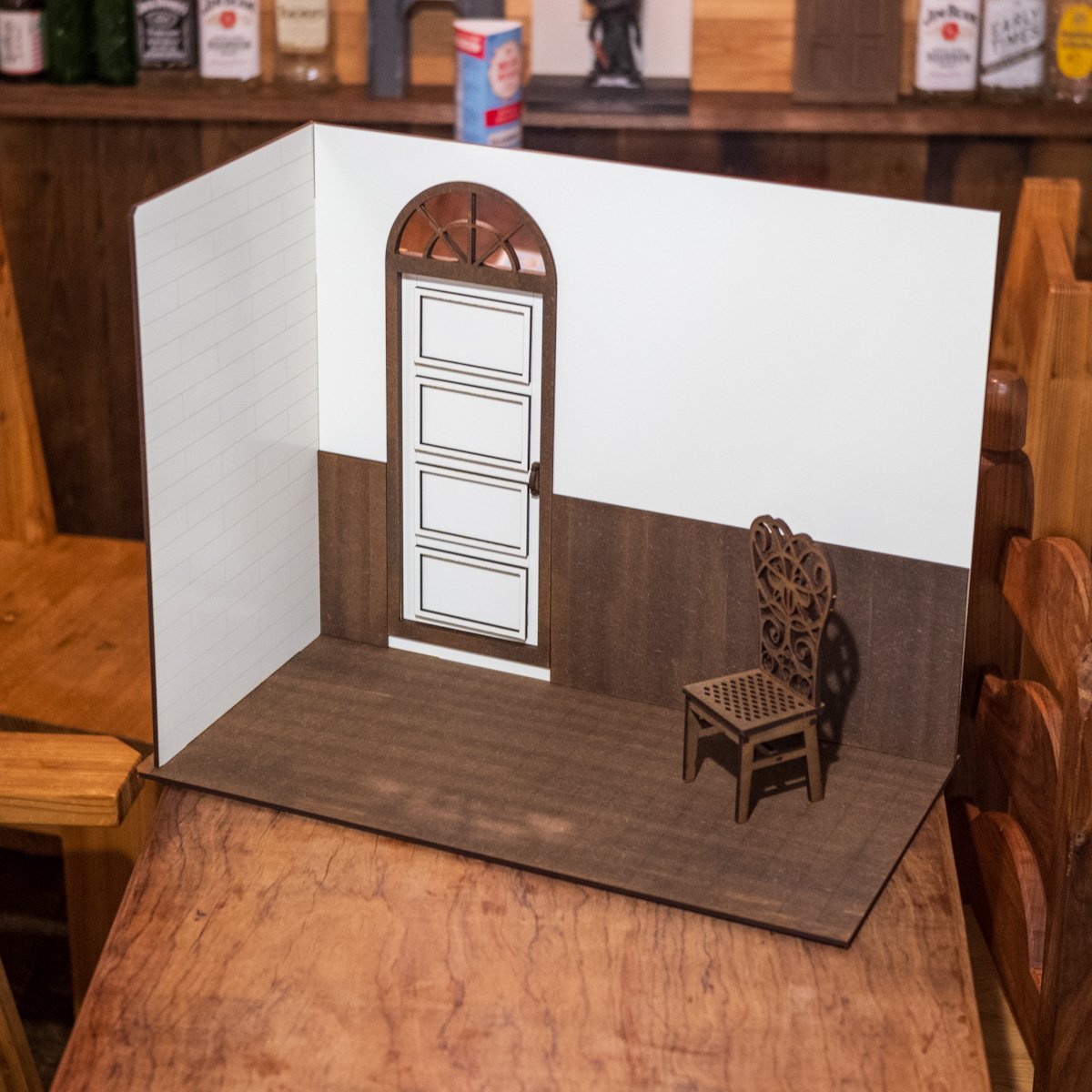 1/6スケールドールハウス洋館 ワイドタイプ ドアシンプル | kkcompany