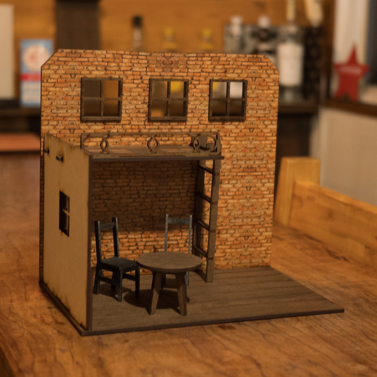 ドールハウスロフトのある子ども部屋