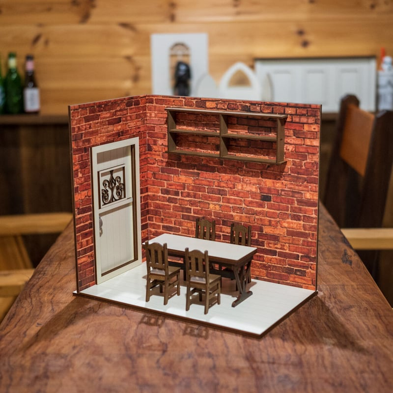 【リクエスト品】1/6椅子&テーブル (ドールハウス) Amazon.co.jp: EatingBiting 1:6 ドールハウス ミニチュア
