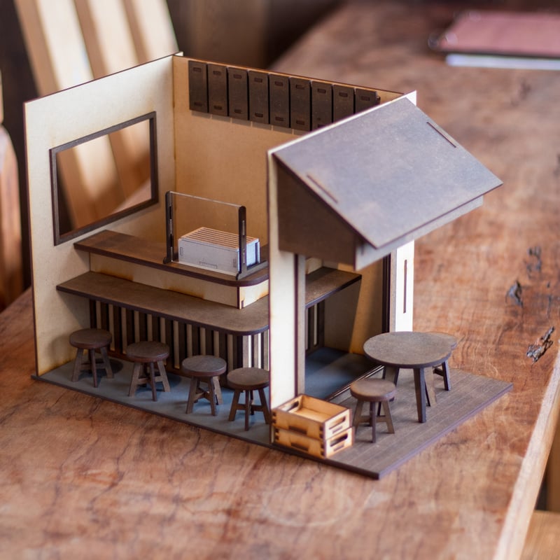 きさ！　ドールハウス DIY木製ドールハウスミニチュアクラフトキットセット和風初心者