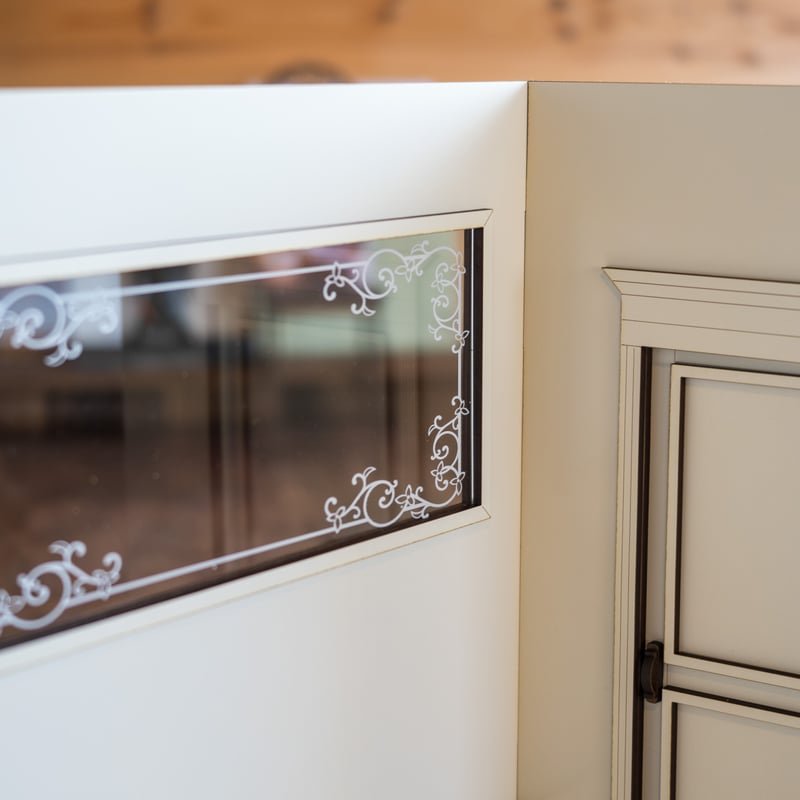 1/6スケールドールハウスホワイト大きな窓アクリル印刷 ドア | kkcompany