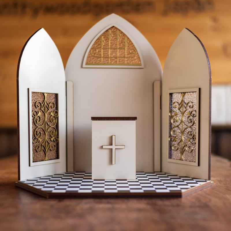 1/10スケールドールハウス教会ミニタイプ | kkcompany