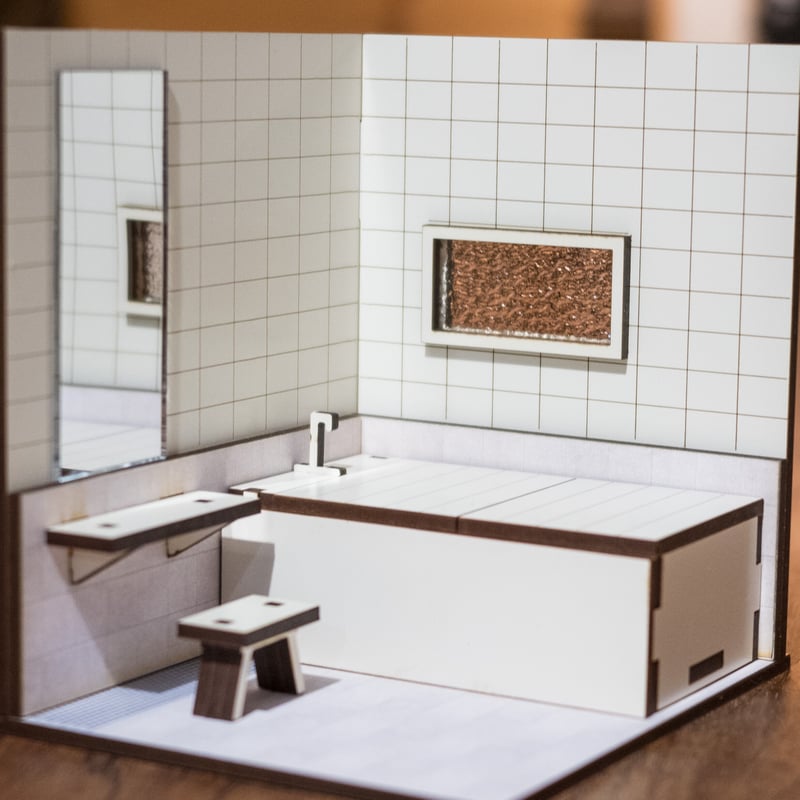 ドールハウス✨ハンドメイド✨『Black✖️White』 ミニハウス ドールハウス キット ドールハウス ミニチュア