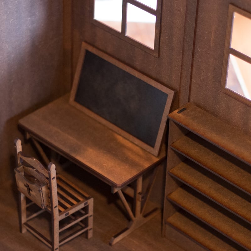 1/6スケールドールハウス屋根裏の部屋 家具セット | kkcompany