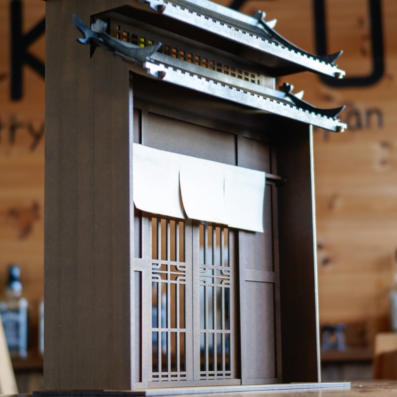 ワンコ＆ニャンコ和風ハウス 1/10スケール和風ドールハウス 立派な玄関 | kkcompany