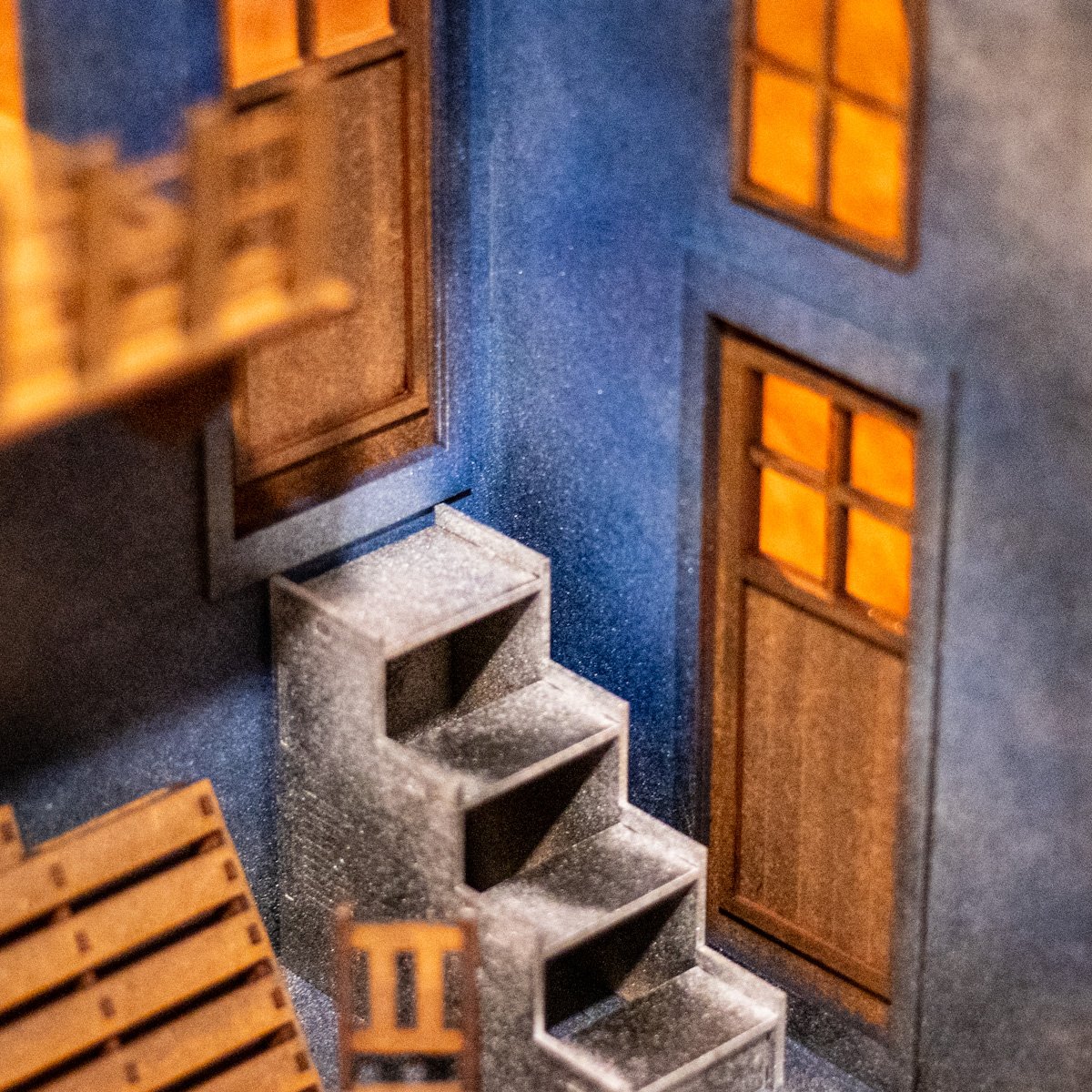 1/10スケールドールハウス怪しい路地裏右側 | kkcompany