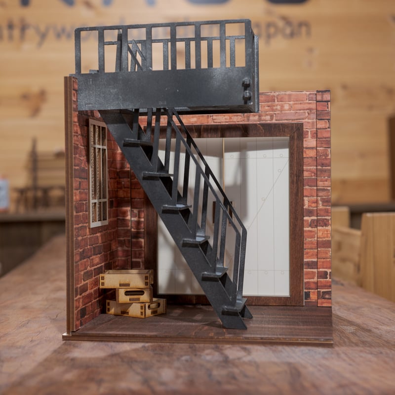 1/10スケールドールハウスガレージ入り口パターン2 | kkcompany