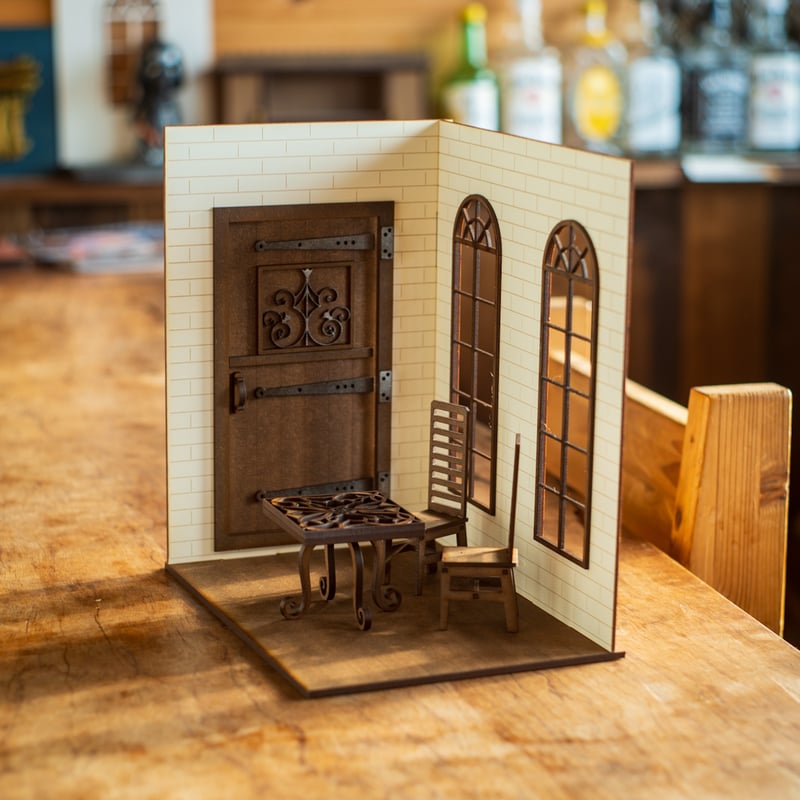 ドールハウス  #120 追加画像です^ - ^ DIY つくるんです! ミニチュアドールハウスキット ガーデンハウス