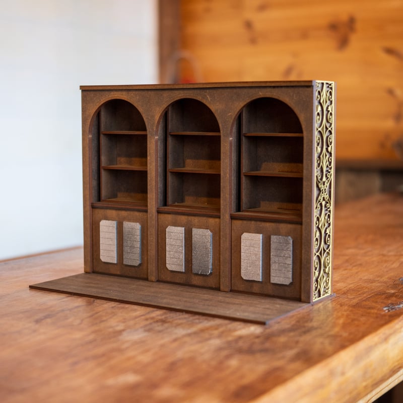 1/10スケールドールハウス 【大きな本棚のある部屋】 | kkcompany