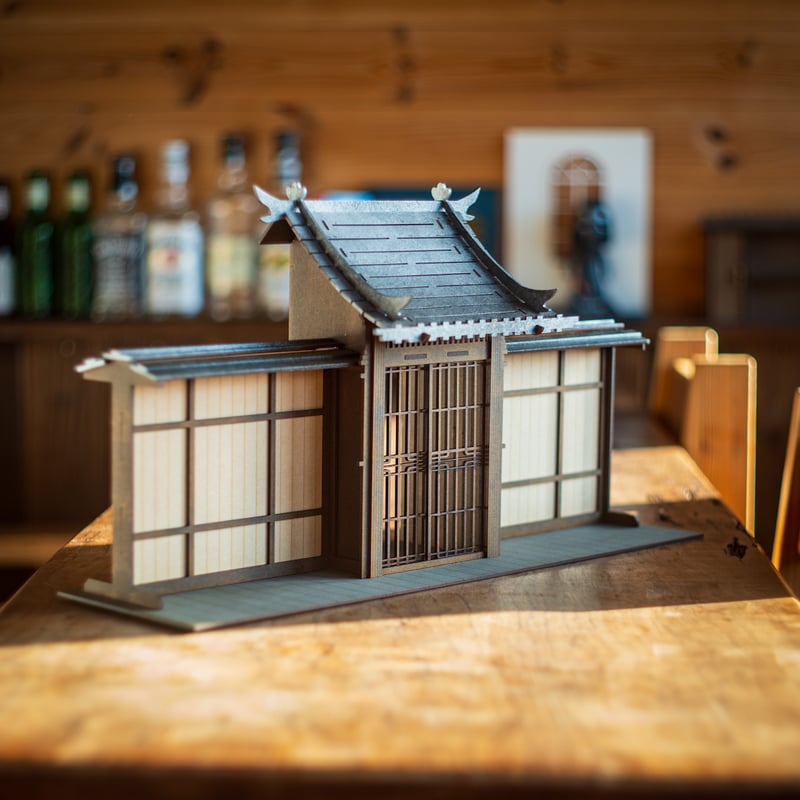 ちびスケールドールハウス 【ちび 和風の街並 立派な門】 | kkcompany