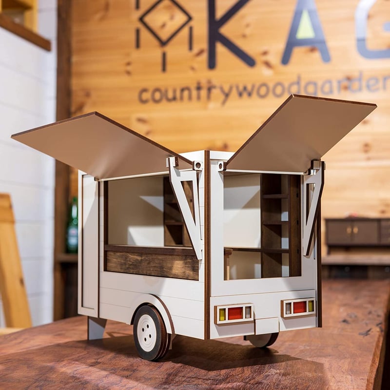 歳末セール！ 1/10スケールドールハウスキッチンカー | kkcompany