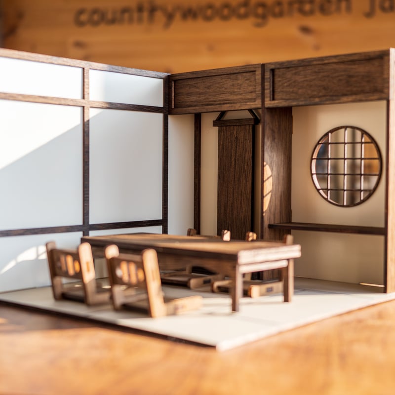 初売りセール！1/10スケール和風ドールハウス 和室ちょっとワイド