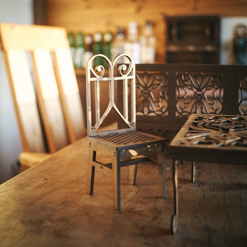 1/6スケールミニチュア家具 応接室セットパターン2 | kkcompany