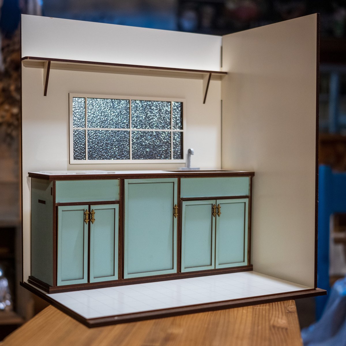 1/6ドールハウス 初売りセール！1/6スケールドールハウス洗面台ホワイト | kkcompany