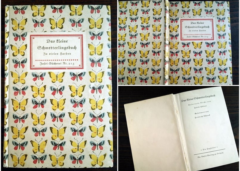 再入荷】1940年ドイツ インゼル文庫Nr.213<美しい蝶の本>◇Das 再入荷】1940年ドイツ インゼル文庫Nr.213<美しい蝶の本>◇Das