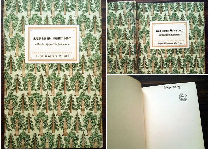 ドイツ インゼル文庫「Das kleine Baumbuch」No.316 1938（樹木