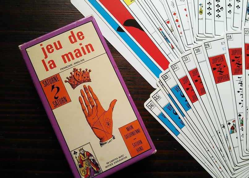1969年フランス◇手相カード◇アンティーク・ヴィンテージタロット